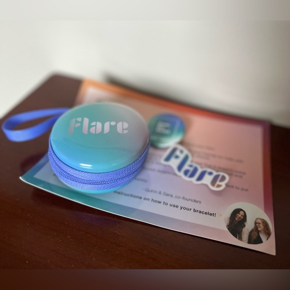 Flare Rose Quartz Gold Beaded Smart Safety Bracelet xs/s - Picture 3 of 4